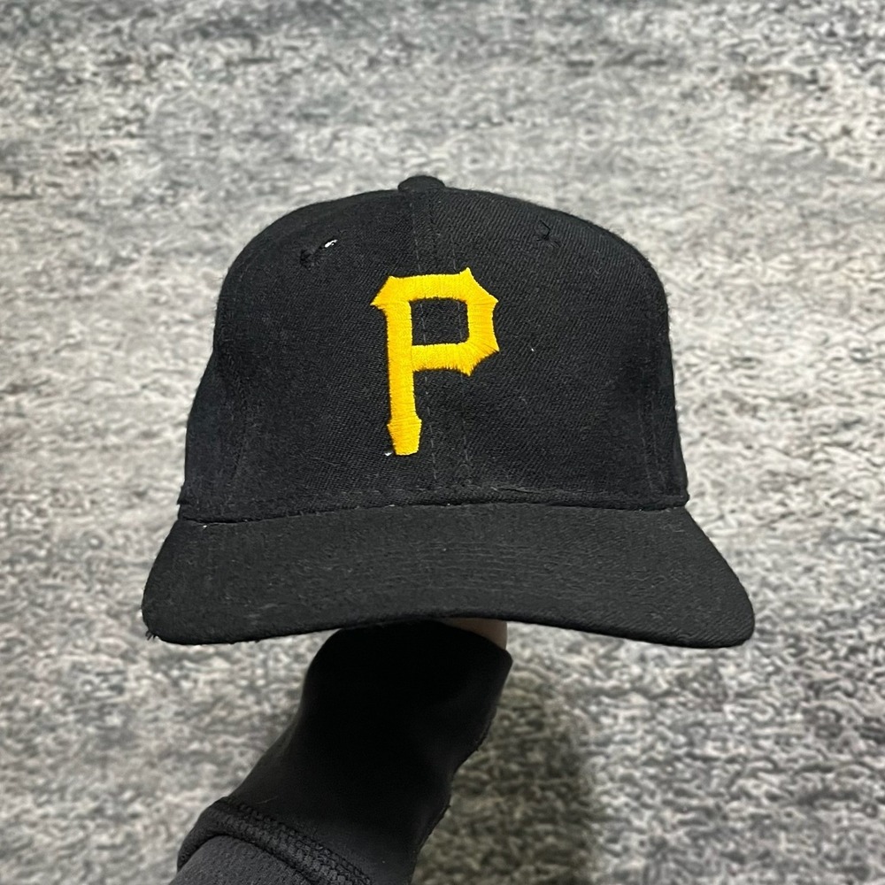 Vintage Pittsburgh Pirates Sports Specialties The Pro‎ Fitted Hat Black 7 1/8
